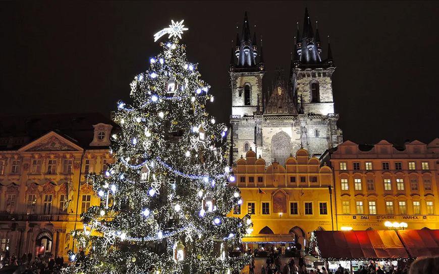 Christmas atmosphere from  Prague to Amsterdam